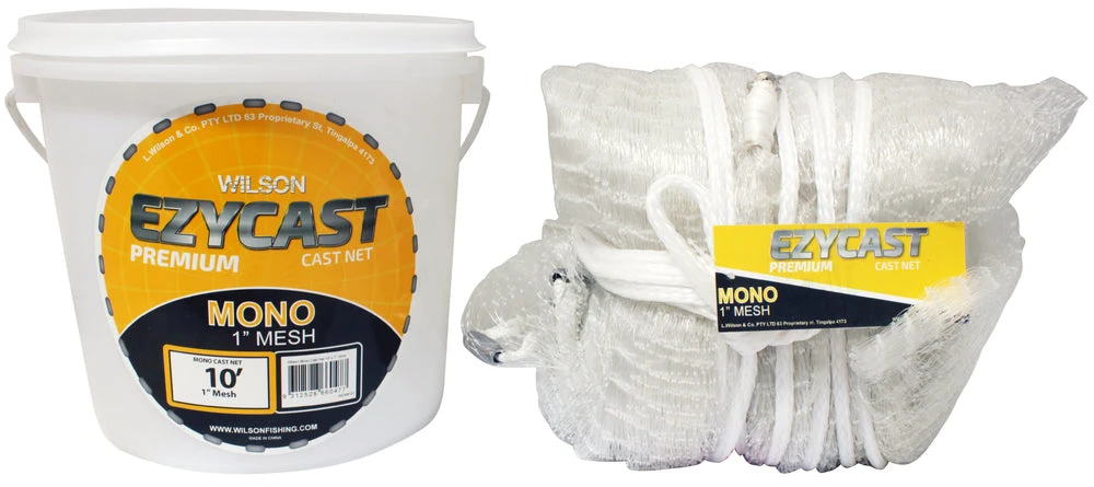 Wilson Ezycast Premium Mono Cast Nets 3 Wilson Ezycast Premium Mono Cast Nets