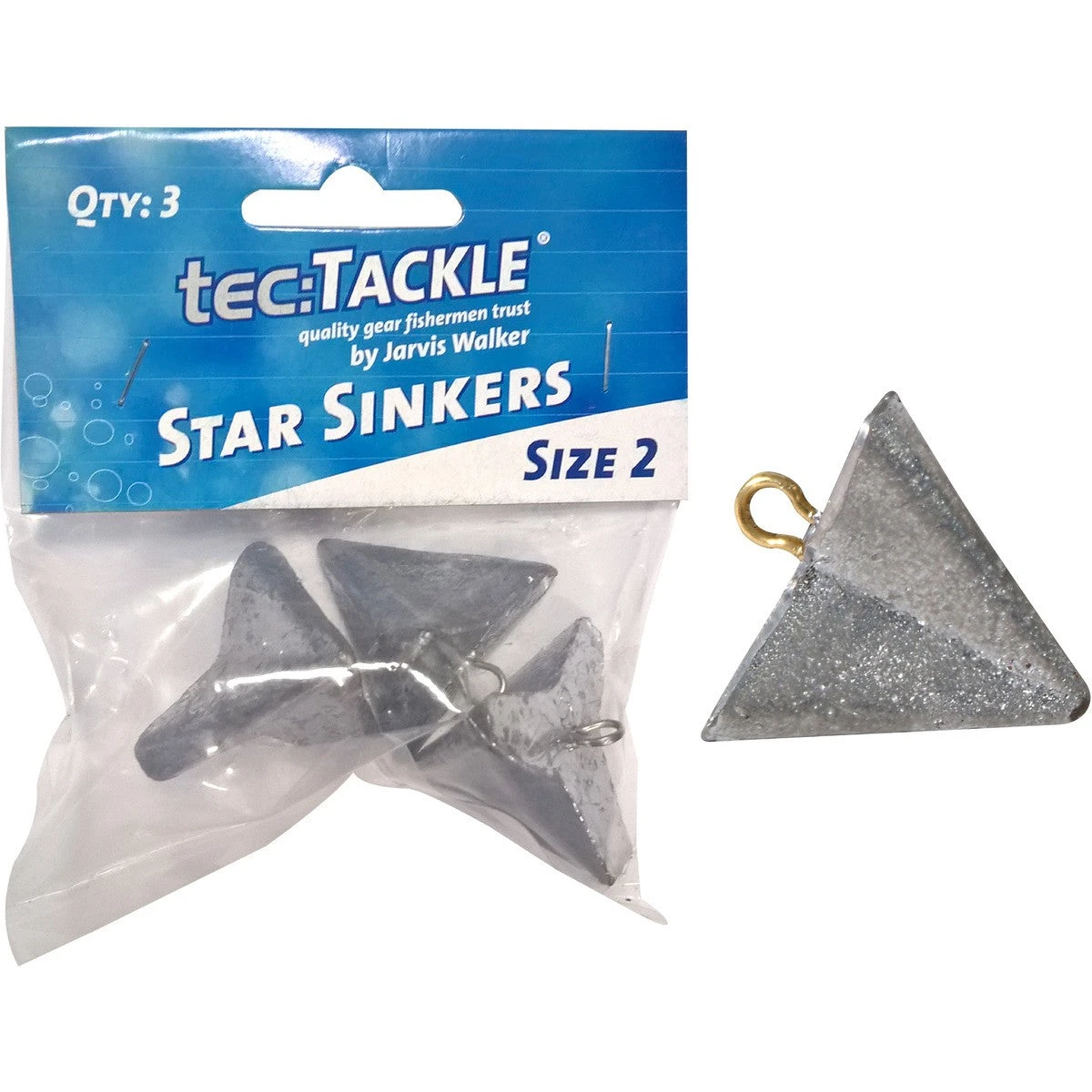 Jarvis Walker Tec Tackle Star Sinker Pre Pack 4 Jarvis Walker Tec Tackle Star Sinker Pre Pack - Image 2