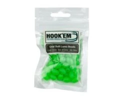 Hookem Soft Glow Beads -Fishing Promotion Shop 12mmgreen