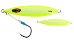 Nomad Gypsy Jig -Fishing Promotion Shop 456073 nomad design gypsy jig chartreuse white glow intemp