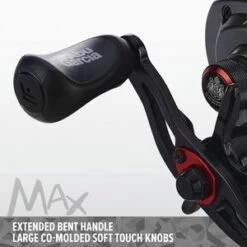 Abu Garcia Max 4 Pro Baitcaster -Fishing Promotion Shop AbuGarica Max4 40 LP Handle info