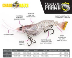 Chasebaits Armour Prawn -Fishing Promotion Shop Chasebaitsarmourprawninfopage