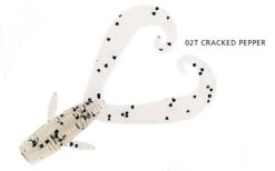 Shimano Squidgies Bio-Tough Double Tail Grub -Fishing Promotion Shop Craked Pepper