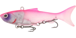Samaki Viberlicious Thumper Tail -Fishing Promotion Shop Samaki Vibelciious Thumpertail 70mm Pink Purple Head