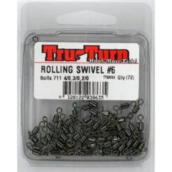 Tru-Turn Rolling Swivels -Fishing Promotion Shop TTGRS6