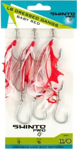Shinto Pro Dressed Ganged Hook Swivel Live Bait