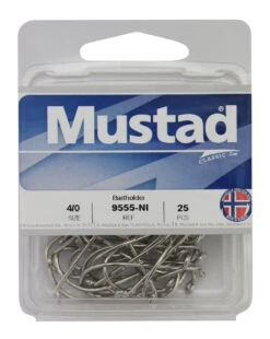 Mustad 9555B Beaked Baitholder Nickel Plated Box 5 Mustad 9555B Beaked Baitholder Nickel Plated Box -Fishing Promotion Shop full 1270 H9555 1