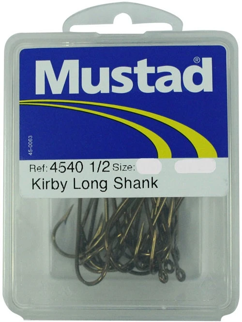 Mustad 4540-1/2 Bronze Longshank Hook Box 3 Mustad 4540-1/2 Bronze Longshank Hook Box