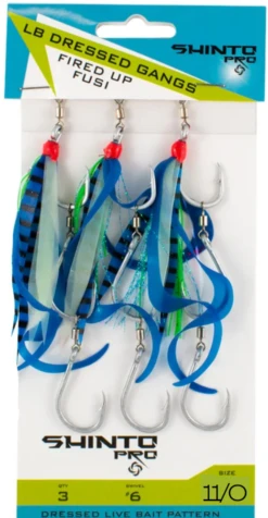 Shinto Pro Dressed Ganged Hook Swivel Live Bait -Fishing Promotion Shop fusi11