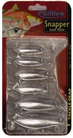 Gillies Sinker Mould Range 18 Gillies Sinker Mould Range -Fishing Promotion Shop gillies snapper small sinker mould 12270 11965964 L