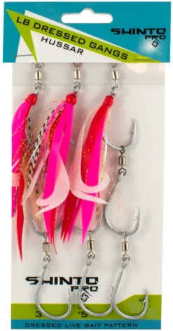 Shinto Pro Dressed Ganged Hook Swivel Live Bait -Fishing Promotion Shop huss