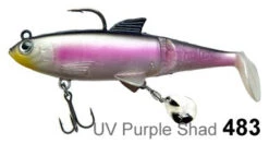 Molix Shad 100 11 Molix Shad 100 -Fishing Promotion Shop molix shad 100 UV Purple Shad