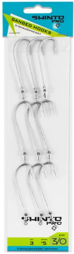 Shinto Pro Ganged Hook Swivel OShaughnessy -Fishing Promotion Shop oshaun30