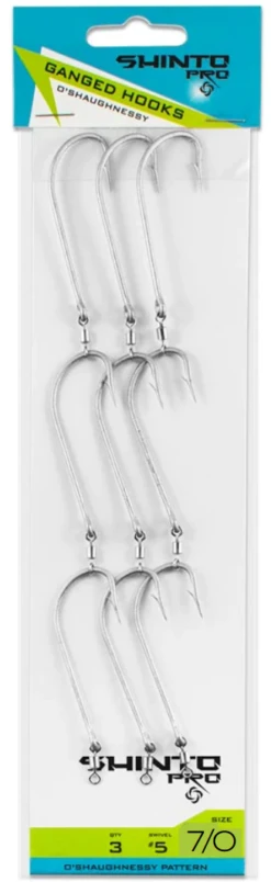 Shinto Pro Ganged Hook Swivel OShaughnessy -Fishing Promotion Shop oshaun70