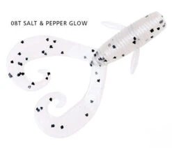 Shimano Squidgies Bio-Tough Double Tail Grub -Fishing Promotion Shop salt and pepper glow