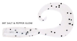 Shimano Squidgies Bio-Tough Grub -Fishing Promotion Shop salt n pepper glow