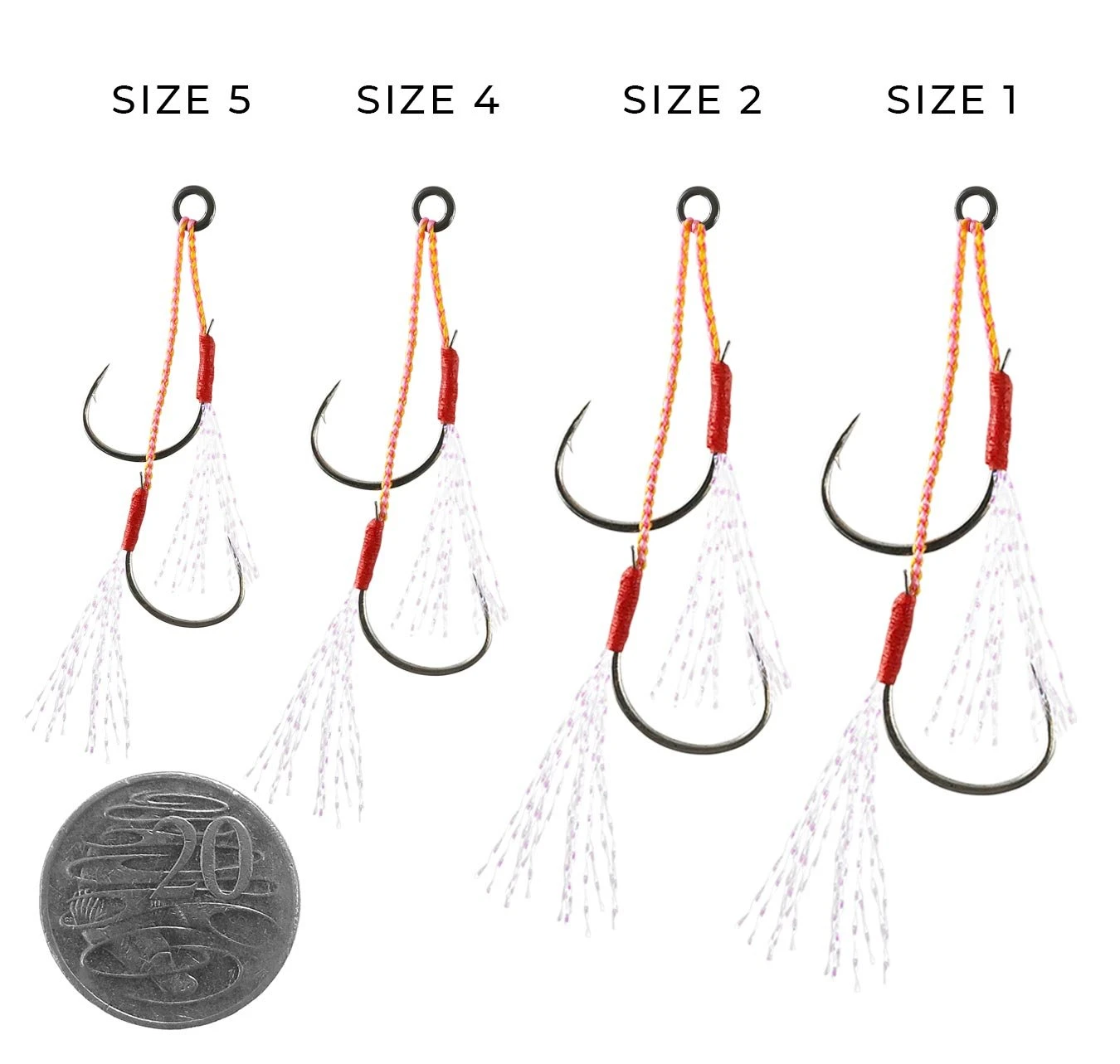 Shinto Pro Micro Assist Hooks Offset Double 4 Shinto Pro Micro Assist Hooks Offset Double - Image 2