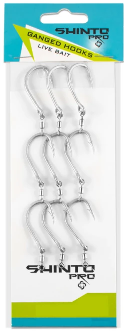 Shinto Pro Ganged Hook Swivel Live Bait