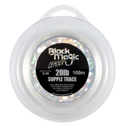 Black Magic Mono Leader Supple 10 Black Magic Mono Leader Supple -Fishing Promotion Shop supple trace leader 20lb new label