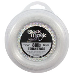 Black Magic Mono Leader Tough -Fishing Promotion Shop tough trace leader 80lb new label